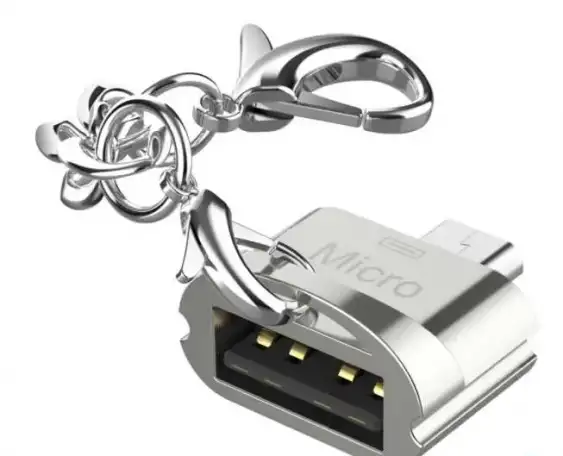 Адаптер Micro USB к USB 2,0 OTG, переходник Micro USB к гнезду USB 2.0, фотография 1