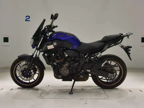 Мотоцикл naked bike Yamaha MT-07 ABS рама RM19J нэйкед байк среднекубатурный спортивный дорожный гв 2019, фотография 2