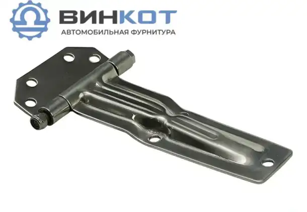 Петля воротная накладная 185 из нержавеющей стали, фотография 1