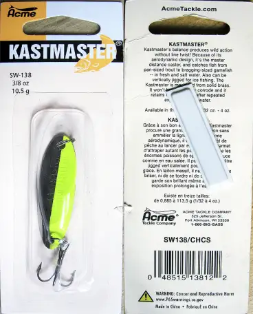 Acme Kastmaster 5,2см 10,5гр CHCS, фотография 1