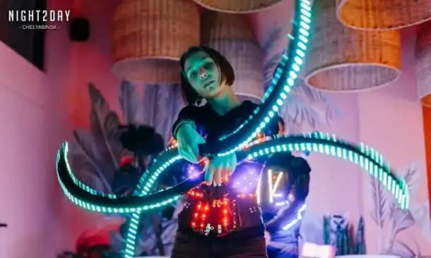 Световое шоу (Светодиодное шоу, light show) в Челябинске, фотография 1
