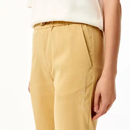 Женские брюки lacoste regular fit с регулируемым поясом, фотография 4