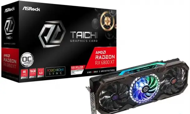 Видеокарта RX 6800 XT ASRock Taichi 16 Gb, фотография 1
