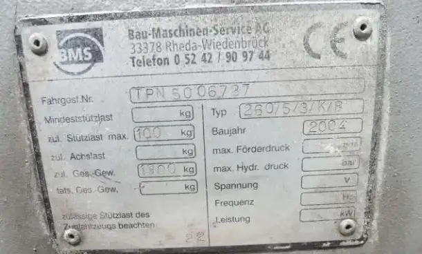 Растворонасос бмс со скипом 2004 года, фотография 4