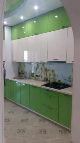 Стеклянные кухонные фартуки из стекла на заказ., фотография 1