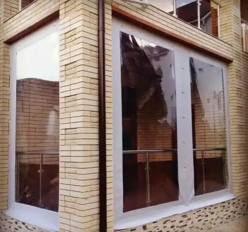Шторы ПВХ для беседок веранд, фотография 1