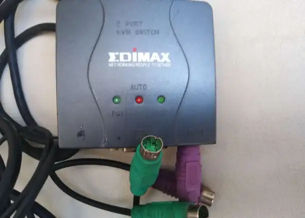 KVM EDIMAX SWITCH 2 PORT переключатель, фотография 2