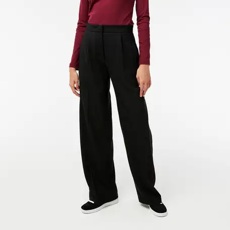 Женские брюки lacoste из смеси шерсти и вискозы, фотография 3