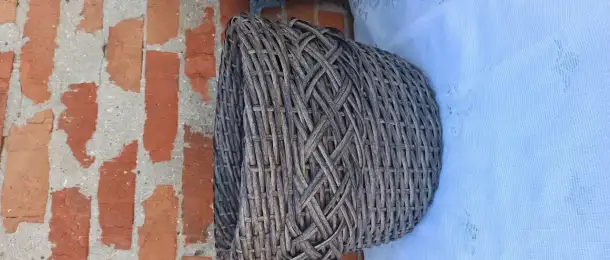 Кашпо из ротанга искусственного, фотография 5