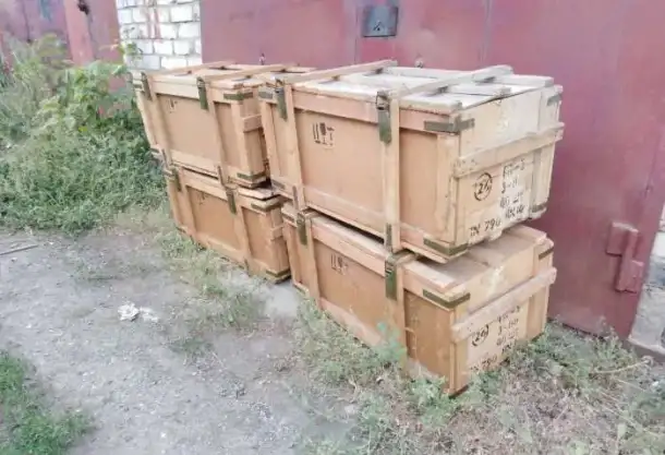 Деревянные ящики от противогазов, фотография 1