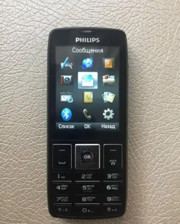Новый Philips X5500 Black оригинал,2-сим.карты, фотография 2