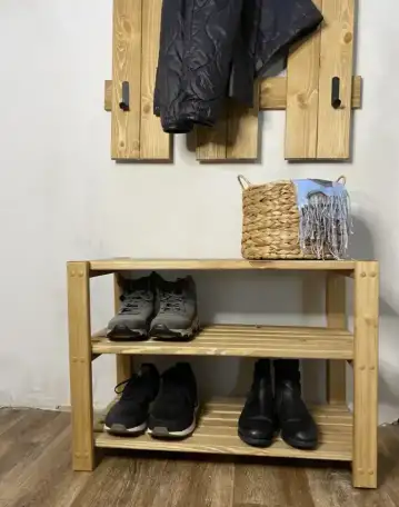 Обувница из дерева/обувница в прихожую, фотография 6