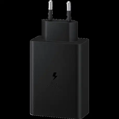 Сетевое зарядное устройство samsung (ep-t6530nbeg) 65w 2xtype-c + usb черное, фотография 2