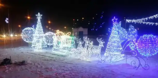 Праздничное световое оформление, фотография 2