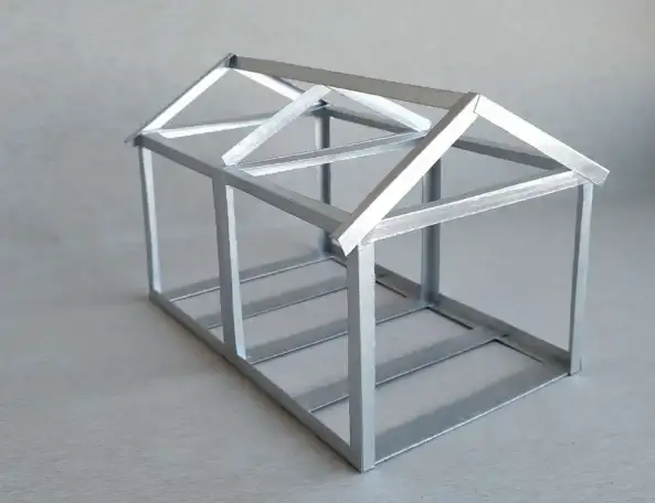 Каркас гаража (ангара) 11,2 м2 , 2500/4500/2000 (в коньке Н 2,5м.), фотография 3