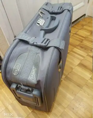 Сумка беж 41x34x15 Комби - чемодан 12 колёс 70x50x20см Барсетка Deutschland 25x15x7, фотография 11