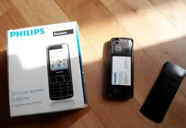 Philips X128 Black Ростест,оригинал,2-сим, фотография 2