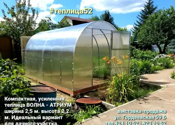 Теплицы из поликарбоната, фотография 10