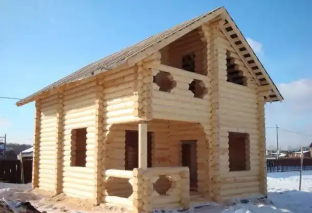 Оцилиндрованное бревно в Уфе, фотография 3