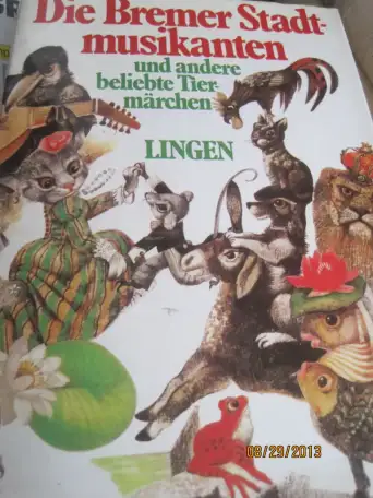 Для детей книги Бременские музыканты Die Bremenn Stadtmusikanten und andere beliebte Tiermarchen LINGEN Koln Deutschland, фотография 1
