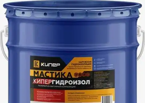 Мастика битумно-полимерная Кипер Гидроизол 20 л, фотография 1