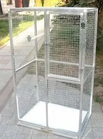 Клетка-вольер для больших птиц - попугаев ара, ворон, сов., фотография 4