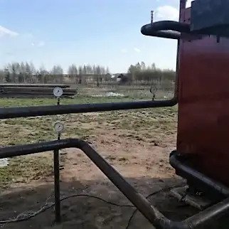 Отопление теплицы пиролизным котлом серии КО, фотография 3