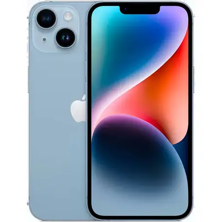Смартфон apple iphone 14 128gb голубой для других стран, фотография 1