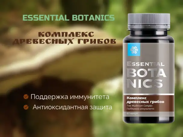 Комплекс древесных грибов Essential Botanics, фотография 1