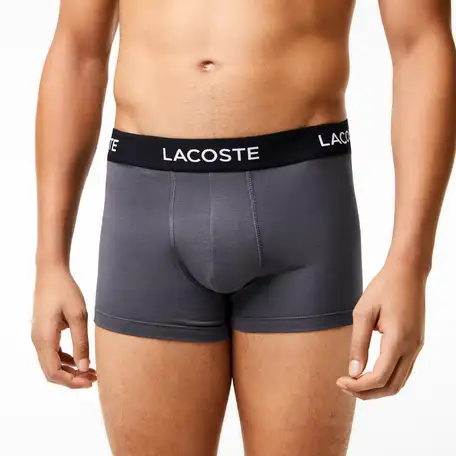 Однотонное мужское нижнее бельё lacoste (5шт.), фотография 4