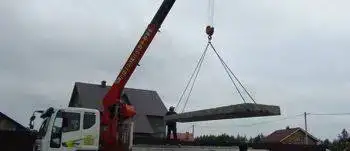 Перевозка плиты перекрытия, фотография 1