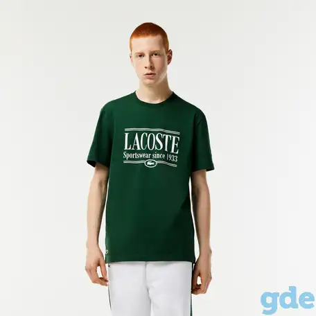 Мужская футболка lacoste regular fit, фотография 4