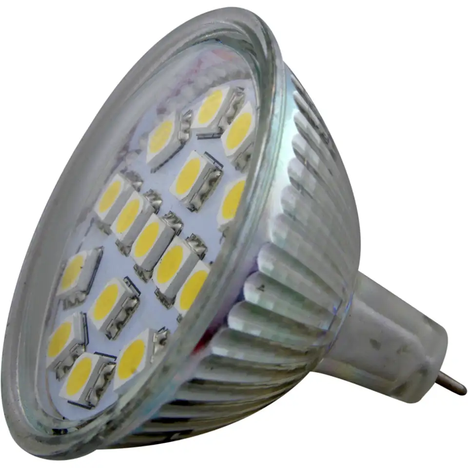 Лампа светодиодная led 3вт jcdr gu5.3 230в 4500к промо экономка, фотография 1