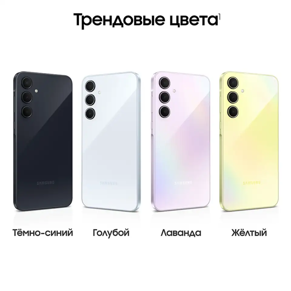 Смартфон samsung galaxy a35 8/256gb темно-синий eac, фотография 8