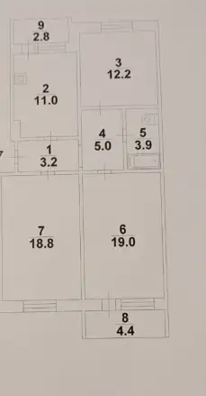 Квартира, Братьев Никитиных 10, 74,00 м², 10 эт., Волжский, Братьев Никитиных 10, фотография 18