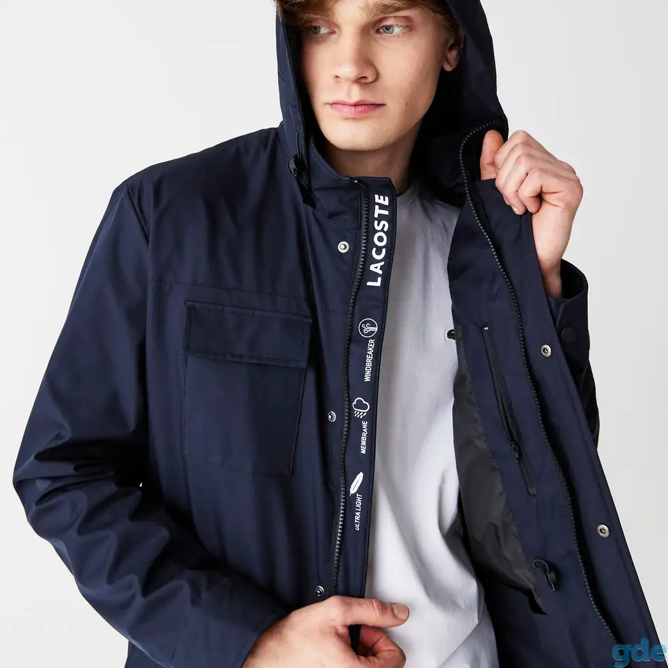 Мужская водоотталкивающая куртка lacoste, фотография 5