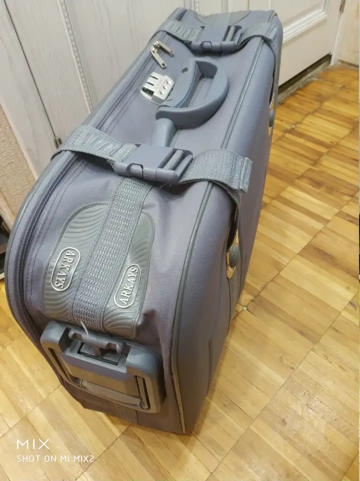 Отрез сине-голубой однотонной плотной ткани размером 80 ширина x 450 длина см, фотография 16
