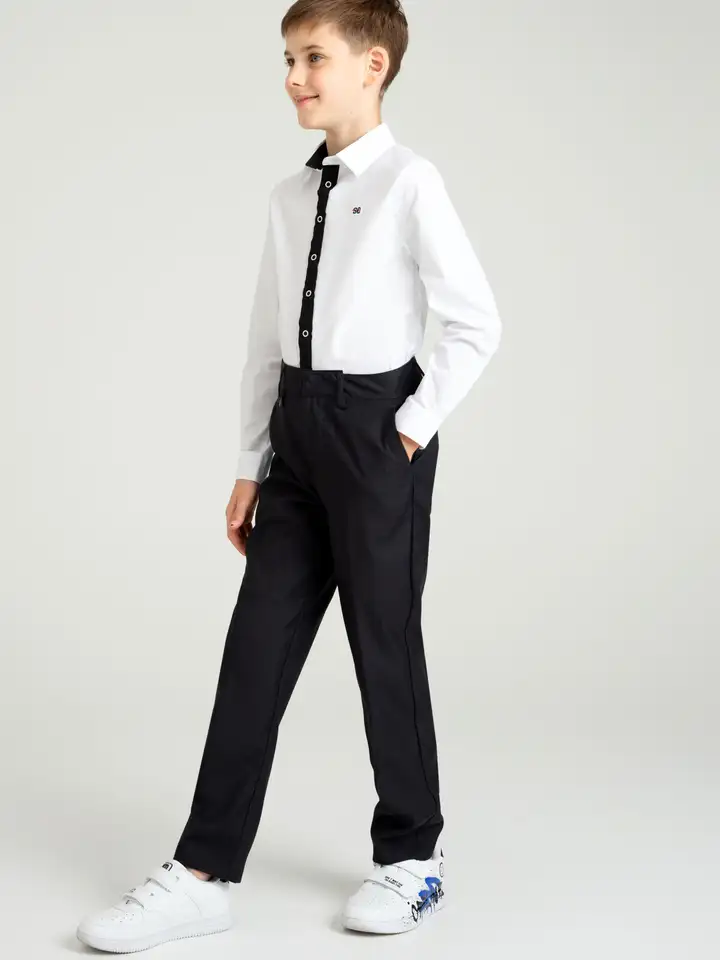 Брюки текстильные для мальчиков (regular fit), фотография 2