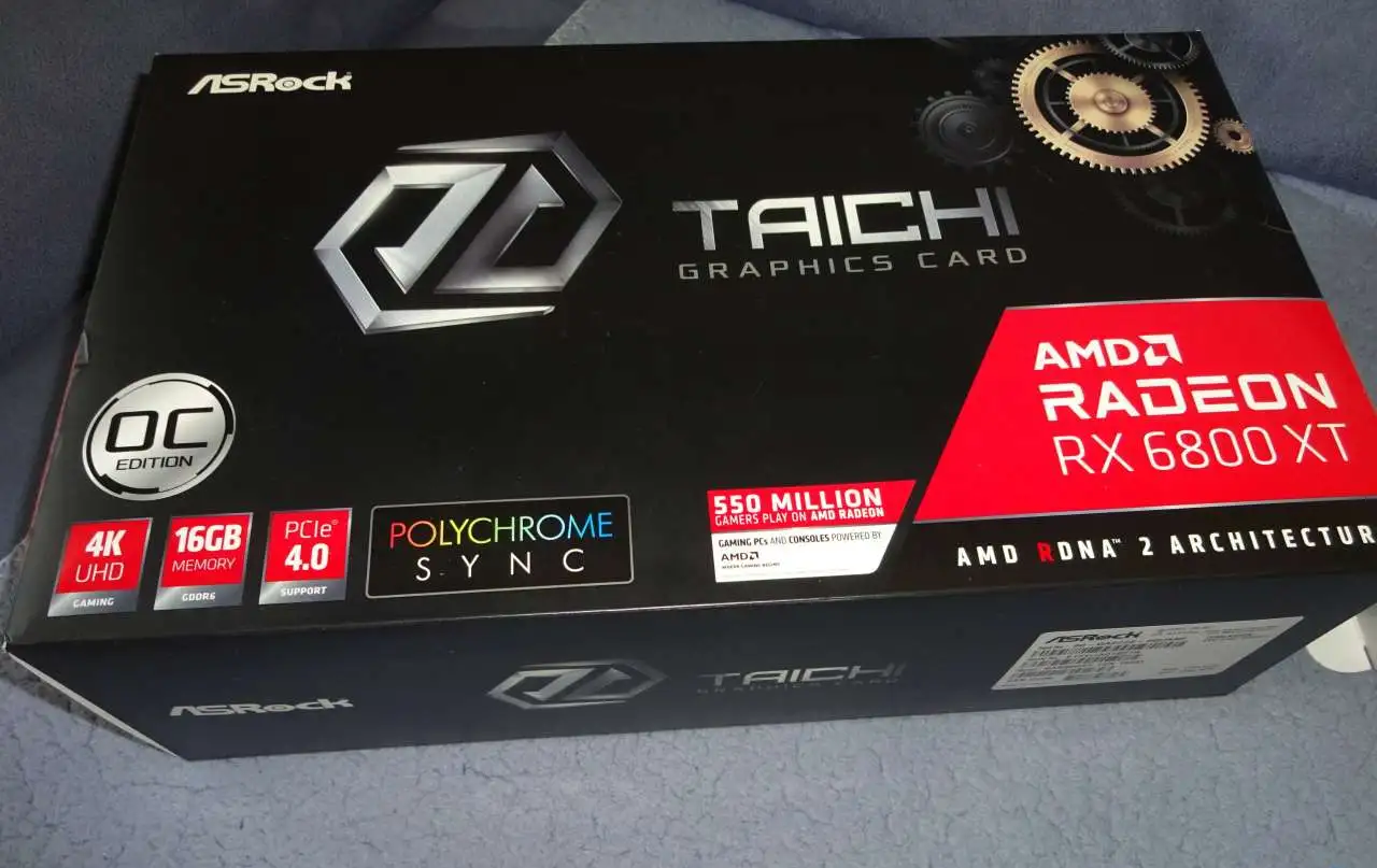 Видеокарта RX 6800 XT ASRock Taichi 16 Gb, фотография 11