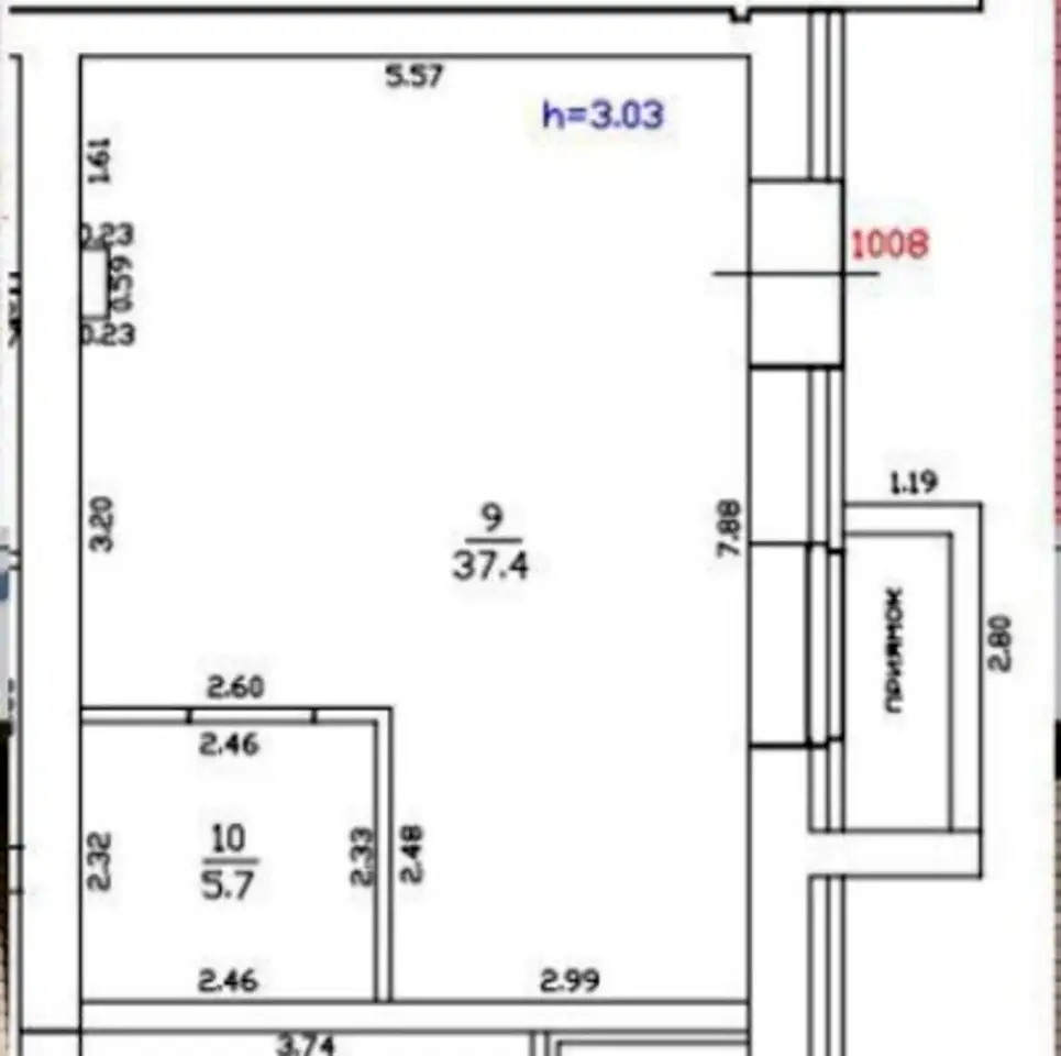 Продам торговое помещение 43,30 м2, Виктора сажинова ул, 7, фотография 6