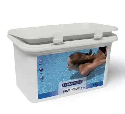 AstralPool Мультихлор 1кг. Химия для очистки воды в басейне., фотография 1