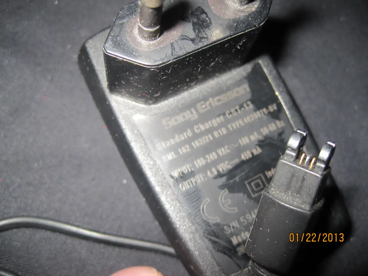 Адаптер с плоским выходом  Travel Adapter used model  STA - P53RD 0.2A output  4.8 V  0.4 A 350, фотография 11