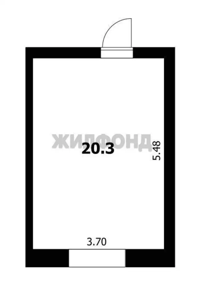 Продается комната 20.3 м2 в 1 ком.кв., фотография 1