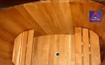 Купель для бани из кавказского дуба, фотография 2