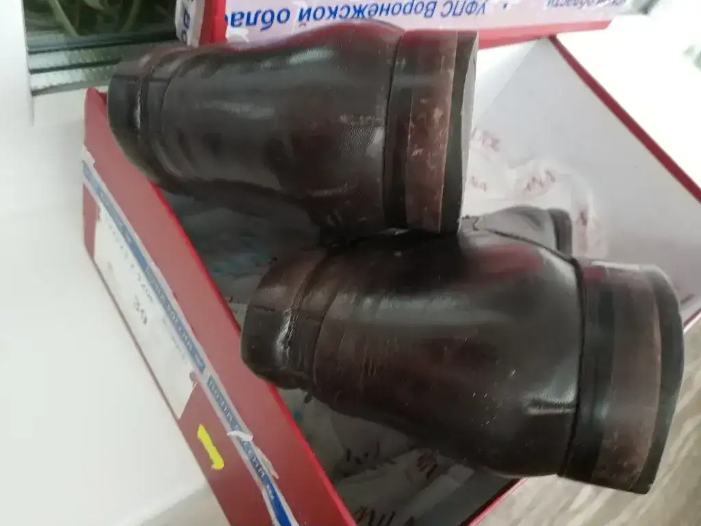 Зимние мужские ботинки 39 - 40 Кожа натуральная Мех внутри и туфли мягкие Dunlop 39 - 40, фотография 3