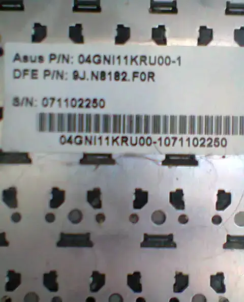 Asus F3J Клавиатура P/N 04GNI11KRU00-1, фотография 3