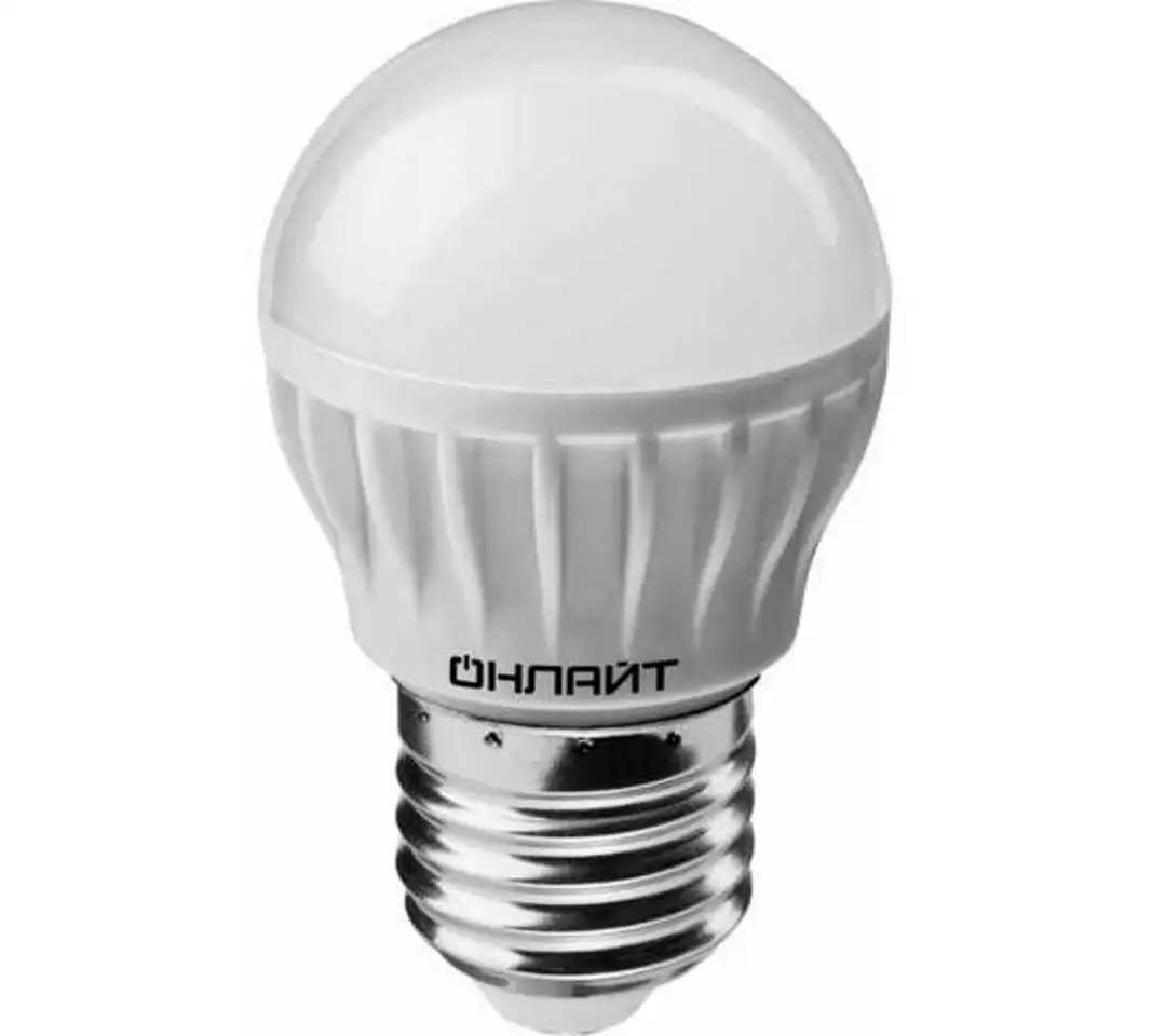 Лампа светодиодная g45 шар 8вт 230v 6500к е27, фотография 2