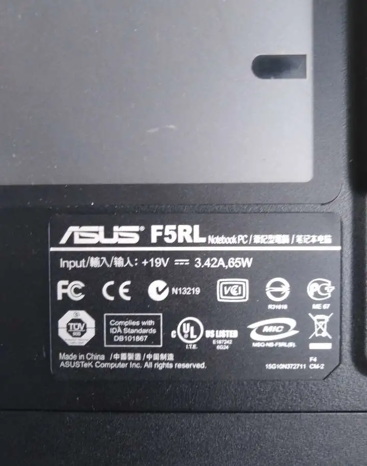 Asus F5RL ноутбук по запчастям., фотография 4