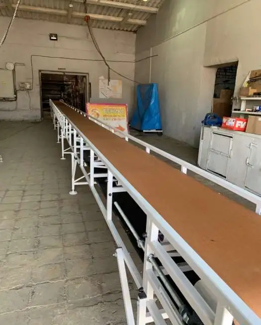 Горизонтальный конвейер для работы в холодильнике., фотография 2