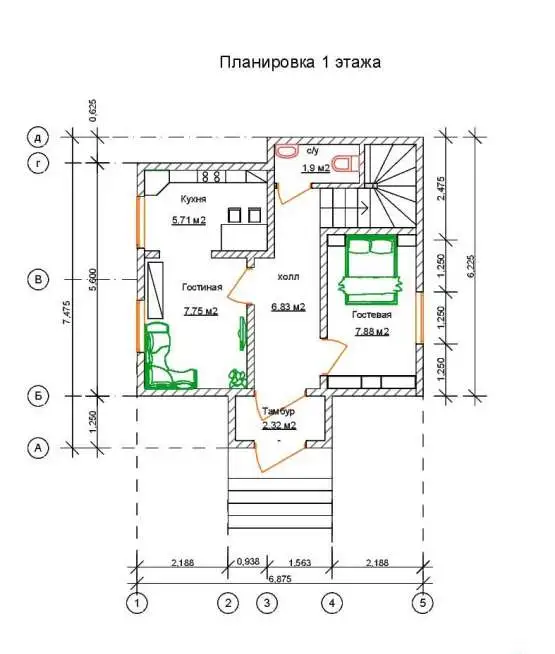 Срочно продам дом 112м2 на 9 сотках, район, Дуденевское шоссе, 1 112,00 м2, фотография 2